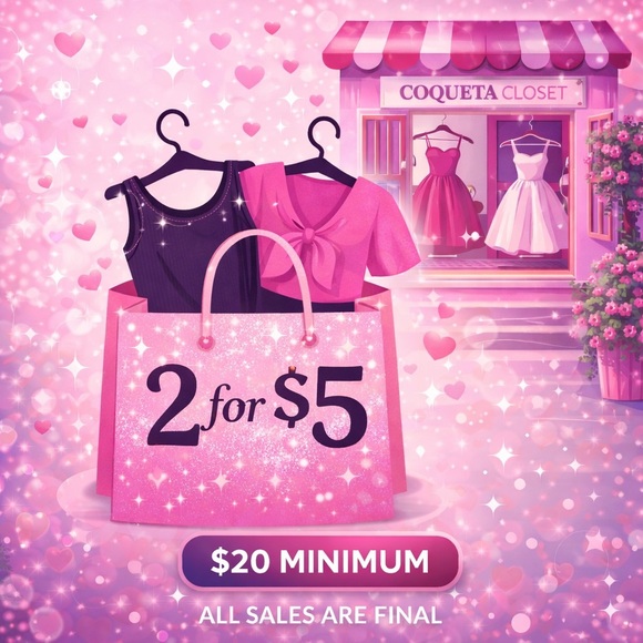 Free People Other - ✨ Coqueta Closet | 2 for $5 Live Show | $20 Minimum ✨